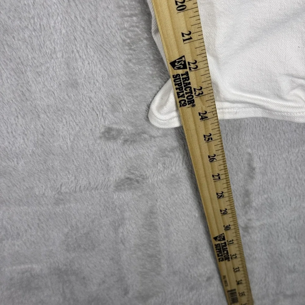 Levis 535 Jeans Womens 27 White Distressed Super Skinny Stretch Ripped Knee‎ - Picture 7 of 12